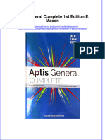 Full Ebook of Aptis General Complete 1St Edition E Mason Online PDF All Chapter