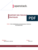 Compte Rendus D'openstack