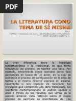 La Literatura Como Tema de Si Misma