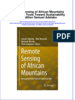 Ebook Remote Sensing of African Mountains Geospatial Tools Toward Sustainability 1St Edition Samuel Adelabu Online PDF All Chapter