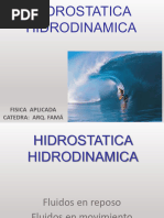 Hidrostatica Hidrodinamica