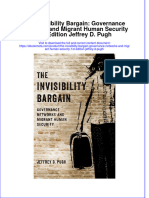 The Invisibility Bargain Governance Networks and Migrant Human Security 1St Edition Jeffrey D Pugh Online Ebook Texxtbook Full Chapter PDF