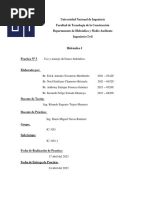 Informe de Laboratorio de Hidraúlica #3. Uso y Manejo Del Banco Hidraúlico