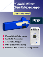 Hand-Held Fiber Inspection Microscope User's Manual