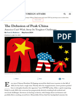 The Delusion of Peak China - Foreign Affairs