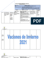 Planificación Ciencias Naturales 5° Básicos 5 Al 29 de Julio