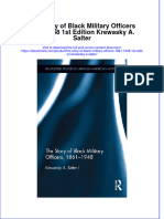 The Story of Black Military Officers 1861 1948 1St Edition Krewasky A Salter Online Ebook Texxtbook Full Chapter PDF