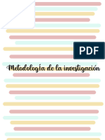 Metodología de La Investigación