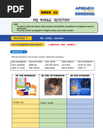 My Daily Routine: Week 22