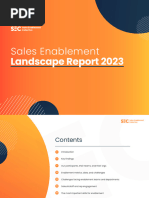 Sales Enablement Landscape Report 2023