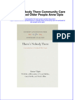 There S Nobody There Community Care of Confused Older People Anne Opie Online Ebook Texxtbook Full Chapter PDF