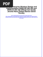 CCNP Enterprise Wireless Design and Implementation ENWLSD 300 425 and ENWLSI 300 430 Official Cert Guide Jerome Henry Robert Barton David Hucaby