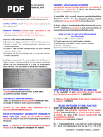 Statistics and Probability Midterm Reviewer