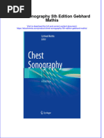 Full Ebook of Chest Sonography 5Th Edition Gebhard Mathis Online PDF All Chapter