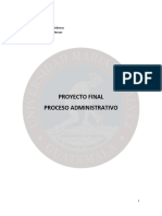 Proyecto Proceso Administrativo Sobre Una Empresa Ficticia