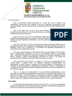 Decreto Departamental 142