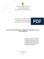 Teorias Da Aprendizagem Na Educação e Sua Importância para A Prática Docente e o Processo - Ensino Aprendizagem