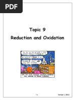 12 Topic 9 Reduction and Oxidation