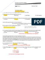 10 Science Practice Test ANSWERS