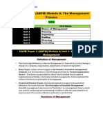 Abfm Module A