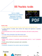 Unit III Nucleic Acids