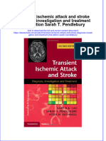 Transient Ischemic Attack and Stroke Diagnosis Investigation and Treatment 2Nd Edition Sarah T Pendlebury Online Ebook Texxtbook Full Chapter PDF