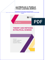 Theory and Methods in Political Science Vivien Lowndes Editor Online Ebook Texxtbook Full Chapter PDF