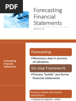 10.1 Module10 - Forecasting Financial Statements