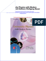 University Physics With Modern Physics Third Edition Wolfgang Bauer Online Ebook Texxtbook Full Chapter PDF