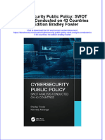 Full Ebook of Cybersecurity Public Policy Swot Analysis Conducted On 43 Countries 1St Edition Bradley Fowler Online PDF All Chapter