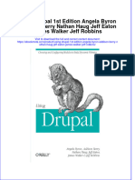 Using Drupal 1St Edition Angela Byron Addison Berry Nathan Haug Jeff Eaton James Walker Jeff Robbins Online Ebook Texxtbook Full Chapter PDF