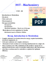 21BTC101T - Biochemistry - Unit - III