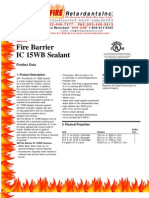 Fire Barrier IC 15WB Sealant: Retardants Inc