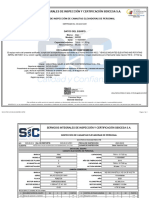 Certificado Canasta Altec - 1115DM5887