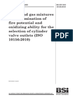 ISO 10156-2010 Gases and Gas Mixtures-Determination of Fire Potential and Oxidiz