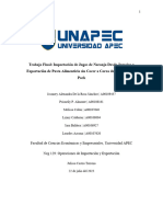 Trabajo Final de Operaciones de Importacion y Exportacion