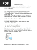 Electrochemistry