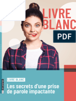 Livre Blanc Prise de Parole en Public CFPJ