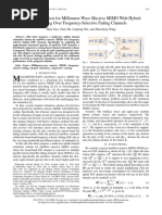 Channel Estimation For Millimeter-Wave Massive MIMO With Hybrid Precoding Over Frequency-Selective Fading Channels