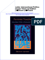 Full Ebook of Feminist Trouble Intersectional Politics in Postsecular Times 1St Edition Eleonore Lepinard Online PDF All Chapter