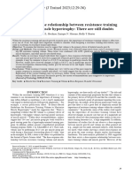 The Dose-Response Relationship Between Resistance