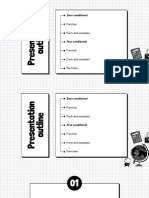 Zero and First Conditional Presentation in Black and White Doodle Style