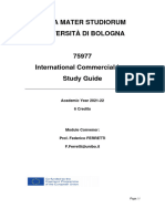 International Commercial Law 75977 Study Guide 2022 - Chair