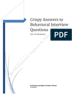 Crispy Answers To Behavioral Interview Questions by Sagheer 1.3