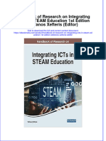 Full Ebook of Handbook of Research On Integrating Icts in Steam Education 1St Edition Stefanos Xefteris Editor Online PDF All Chapter