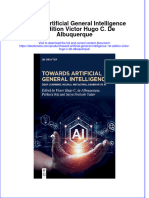 Toward Artificial General Intelligence 1St Edition Victor Hugo C de Albuquerque Online Ebook Texxtbook Full Chapter PDF