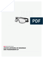 Monogafa Aviator Transparente AF (Antiempaño)