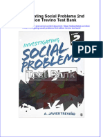 Full Investigating Social Problems 2Nd Edition Trevino Test Bank Online PDF All Chapter