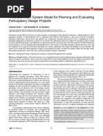 A Collaboration System Model For Planning and Evaluating