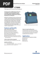 Product Data Sheet Rosemount ct5800 Flameproof Process Gas Analyzer en 519798